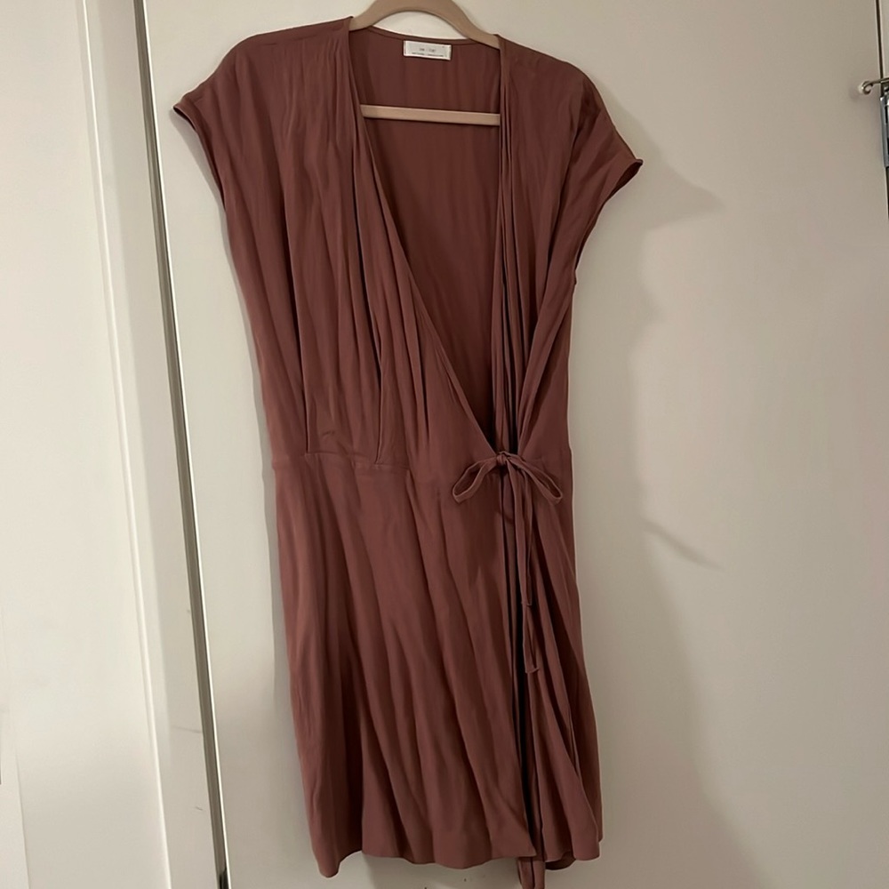 Oak + Fort Wrap Dress